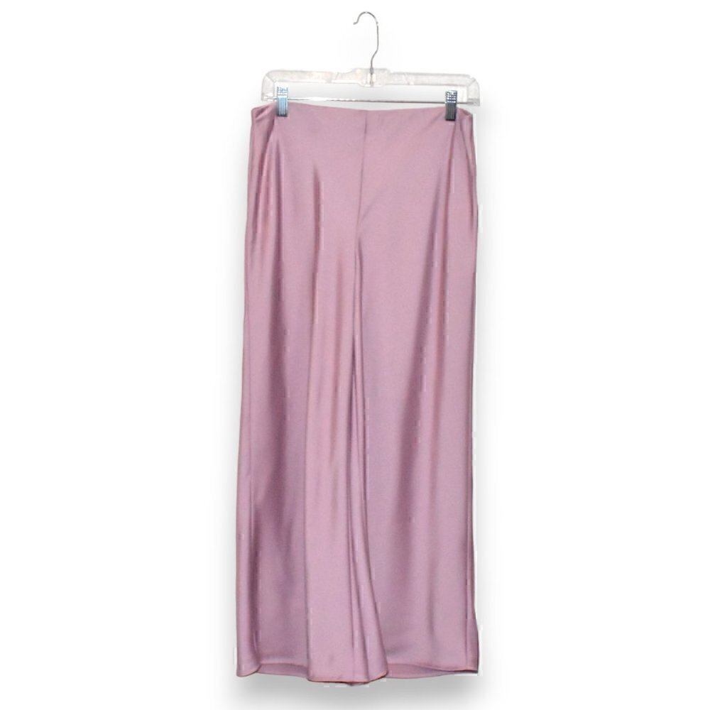 Joie High Rise Wide Leg Pull On Satin Pants Size 6